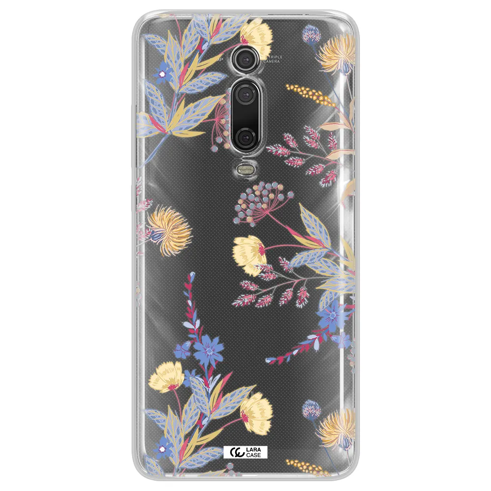 Pastel Fall Flowers Xiaomi Redmi K20 Clear Tpu Case
