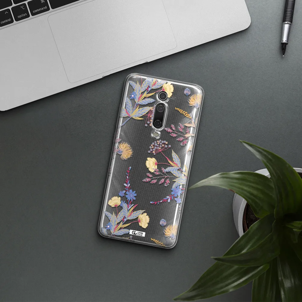 Pastel Fall Flowers Xiaomi Redmi K20 Clear Tpu Case