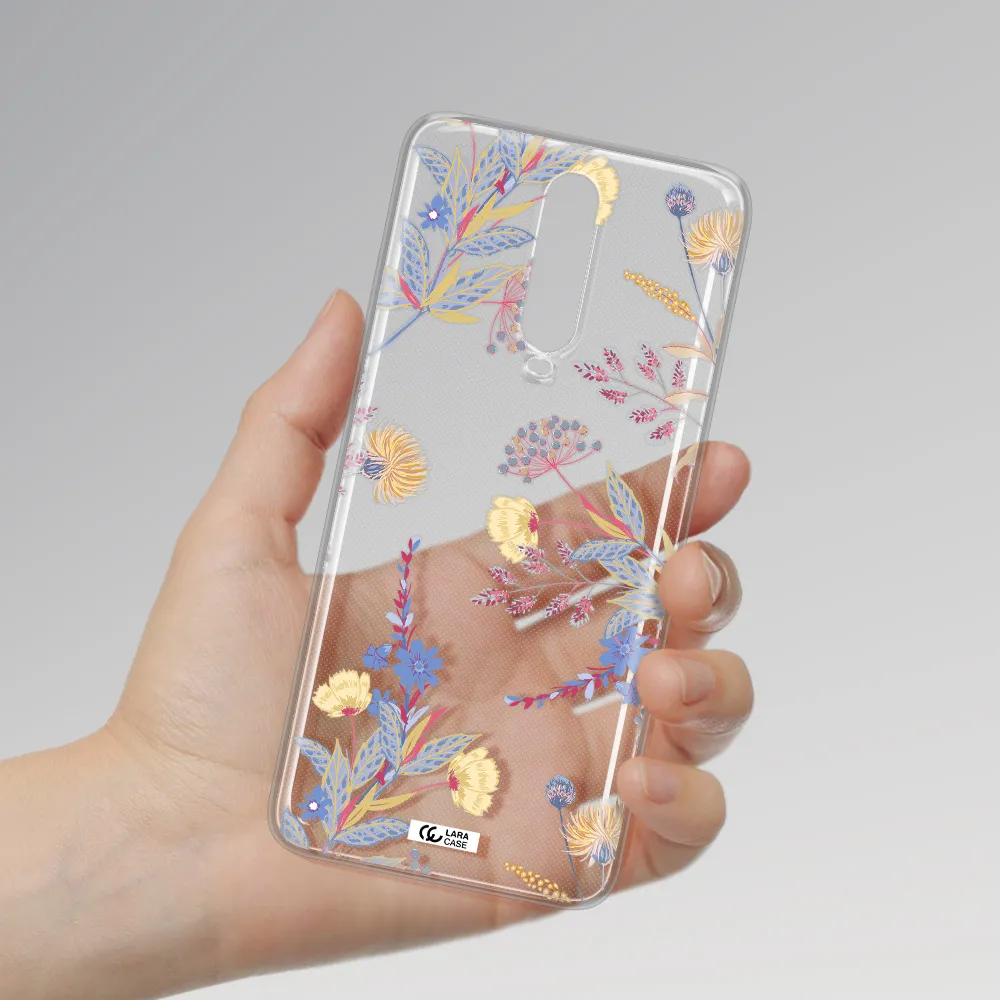 Pastel Fall Flowers Xiaomi Redmi K30 Clear TPU Case
