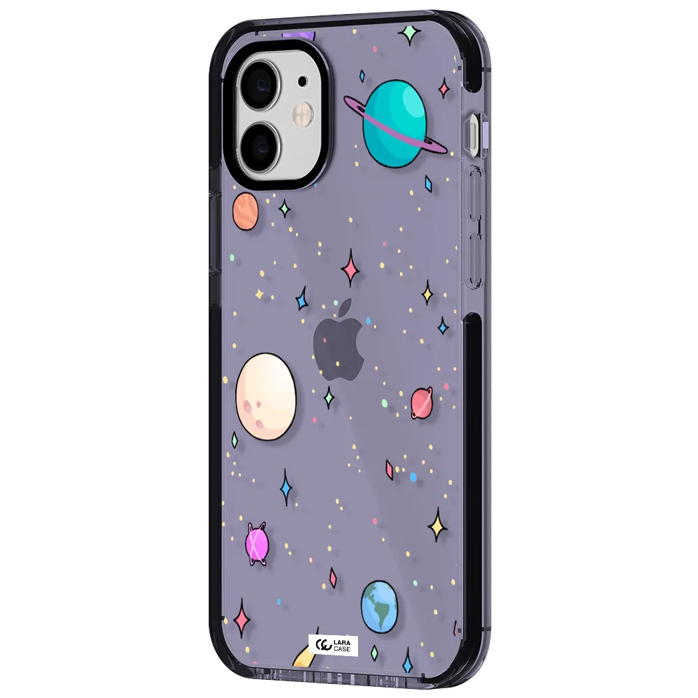 Solar System Print Apple iPhone 11 impact Lilac Case