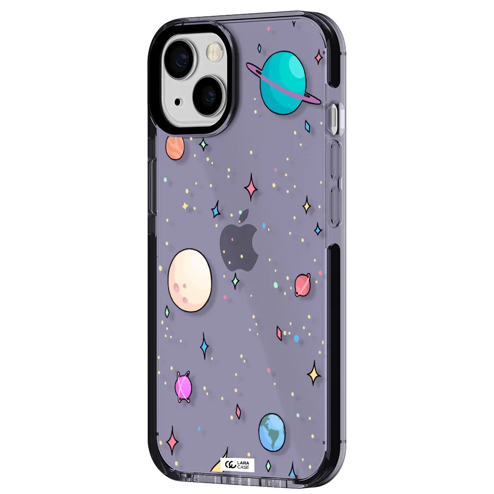 Solar System Print Apple iPhone 13 impact Lilac Case