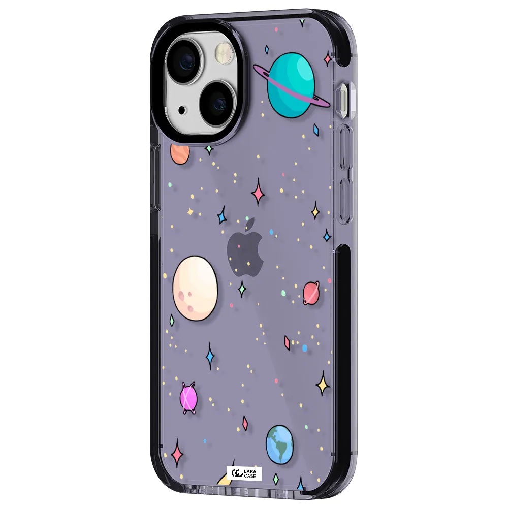 Solar System Print Apple iPhone 13 mini impact Lilac Case