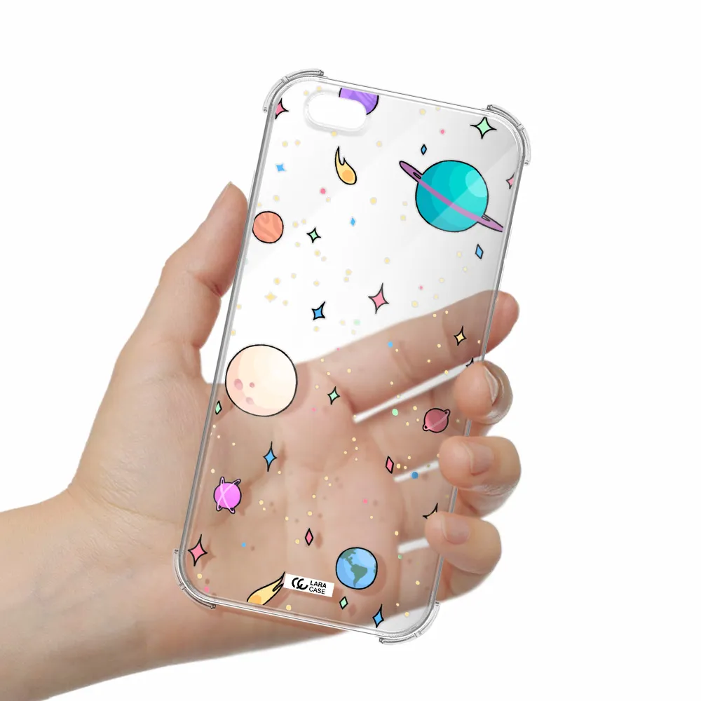 Solar System Print Apple iPhone 6S Clear PC Case
