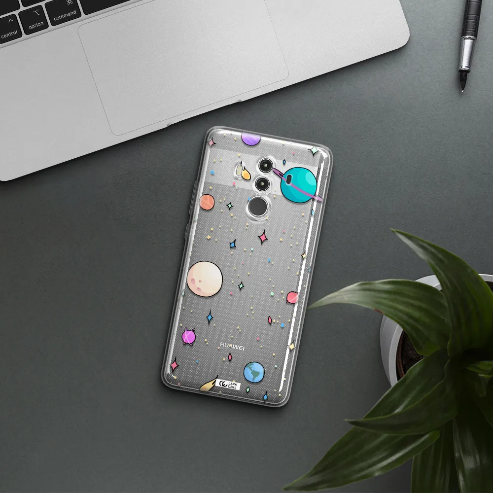 Solar System Print Huawei Mate 10 Clear TPU Case