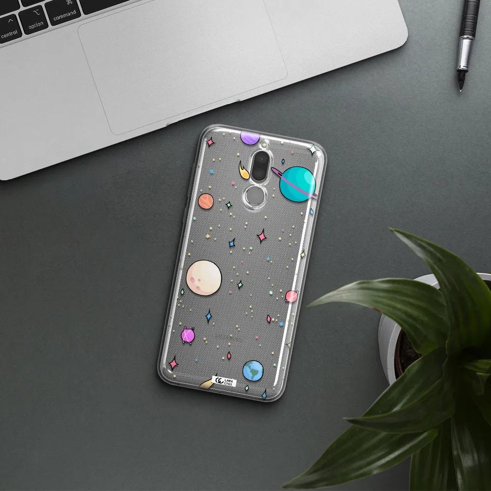 Solar System Print Huawei Mate 10 Lite Clear TPU Case