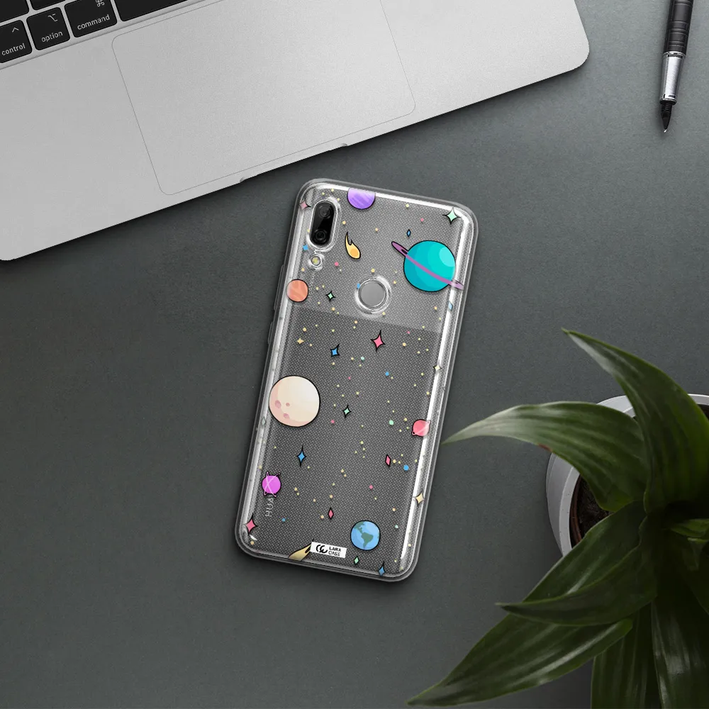 Solar System Print Huawei P Smart Z Clear TPU Case