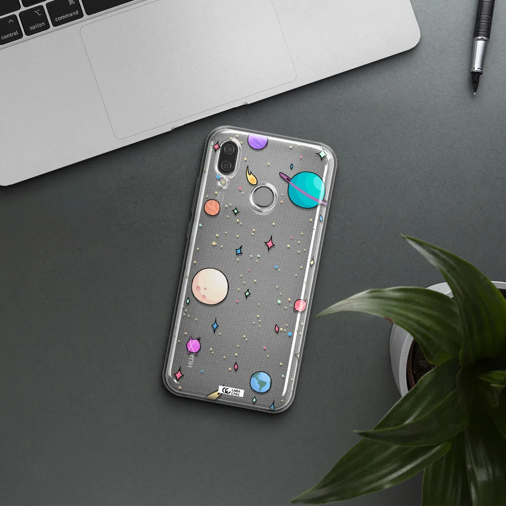 Solar System Print Huawei P20 Lite Clear TPU Case
