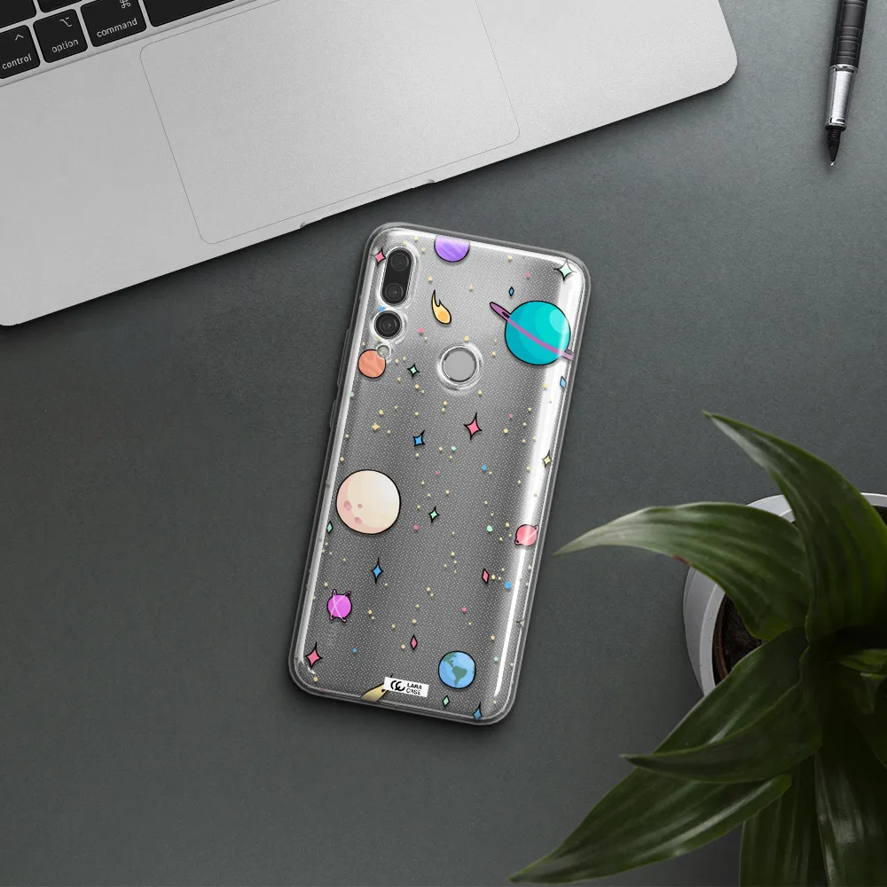 Solar System Print Huawei Y9 Prime 2019 Clear TPU Case