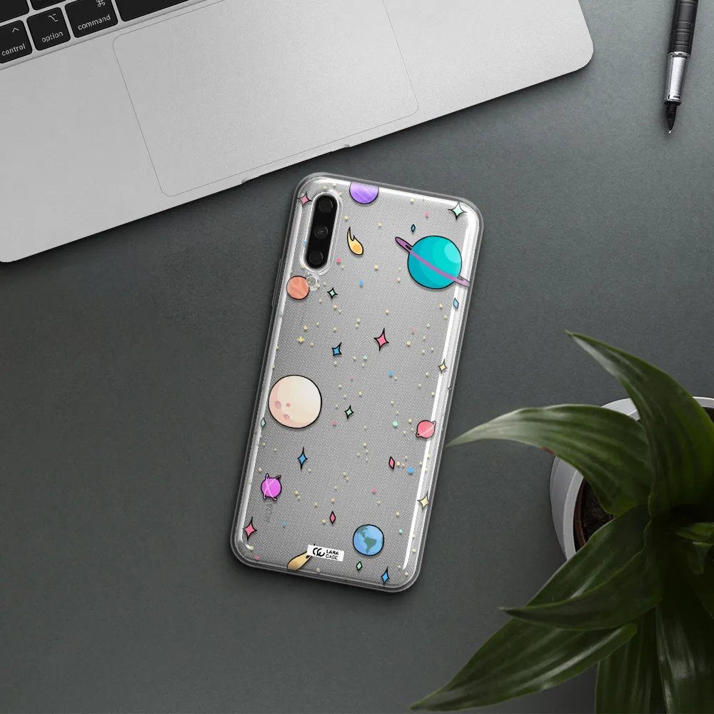 Solar System Print Huawei Y9S Clear Tpu Case