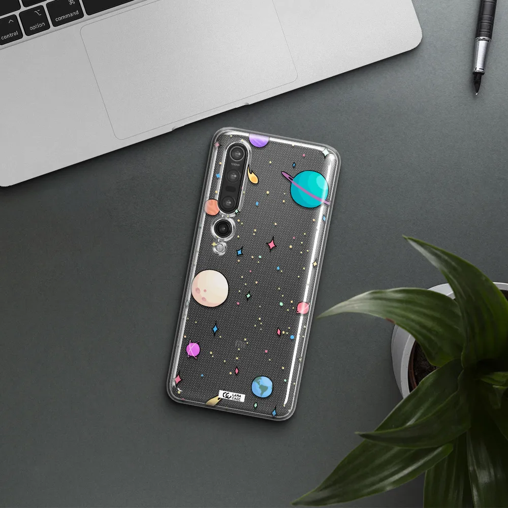 Solar System Print Xiaomi Mi 10 Pro Clear TPU Case