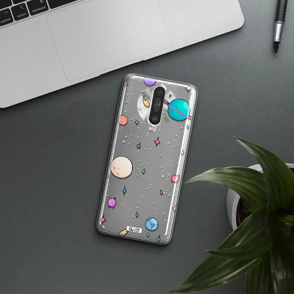 Solar System Print Xiaomi Redmi K30 Clear TPU Case