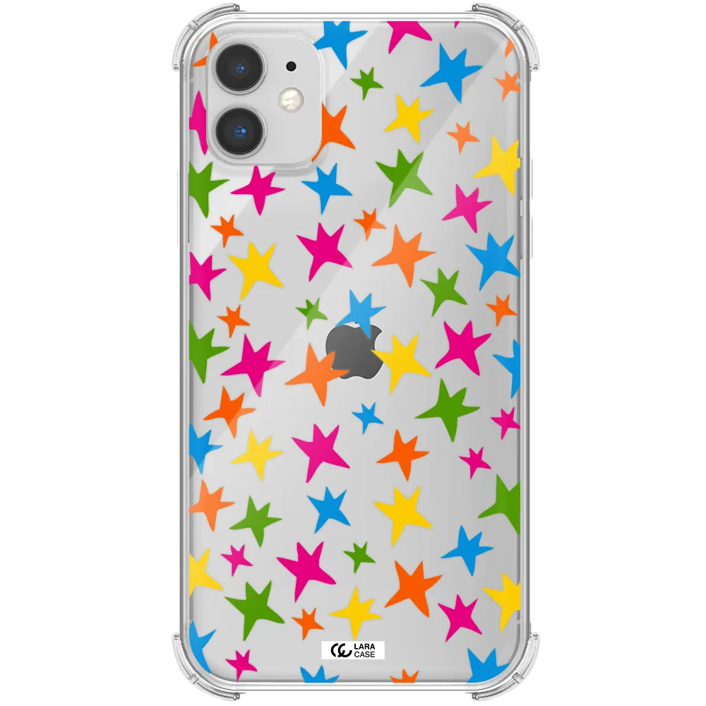 Colorful Stars Apple iPhone 11 Clear PC Case