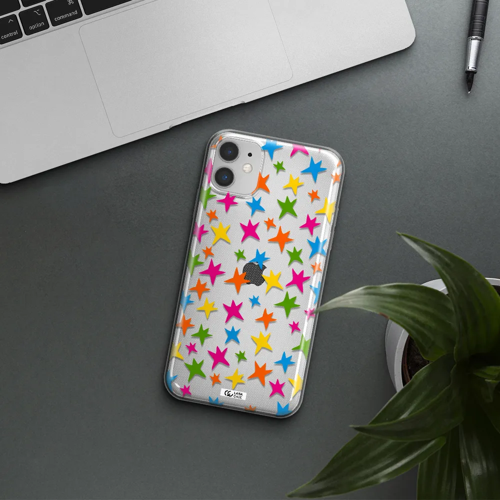 Colorful Stars Apple iPhone 11 Clear TPU Case