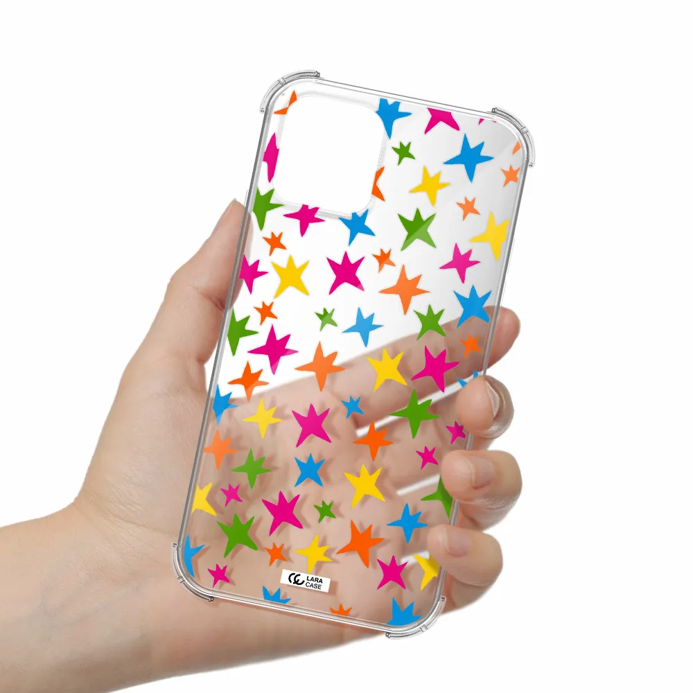 Colorful Stars Apple iPhone 11 pro Clear PC Case