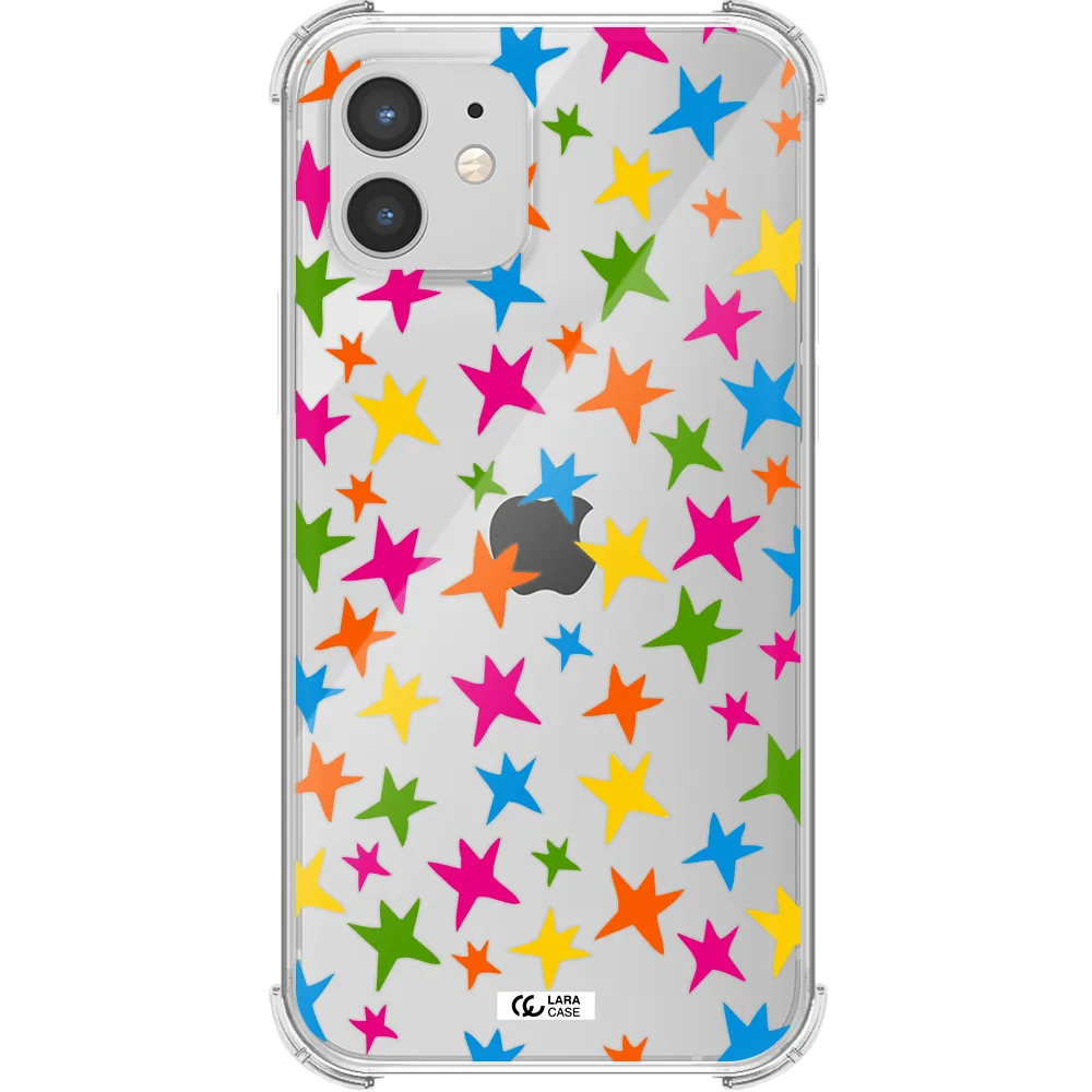 Colorful Stars Apple iPhone 12 mini Clear PC Case