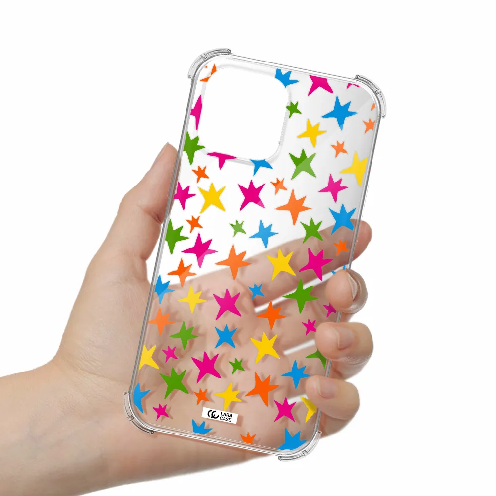 Colorful Stars Apple iPhone 13 Pro Clear PC Case