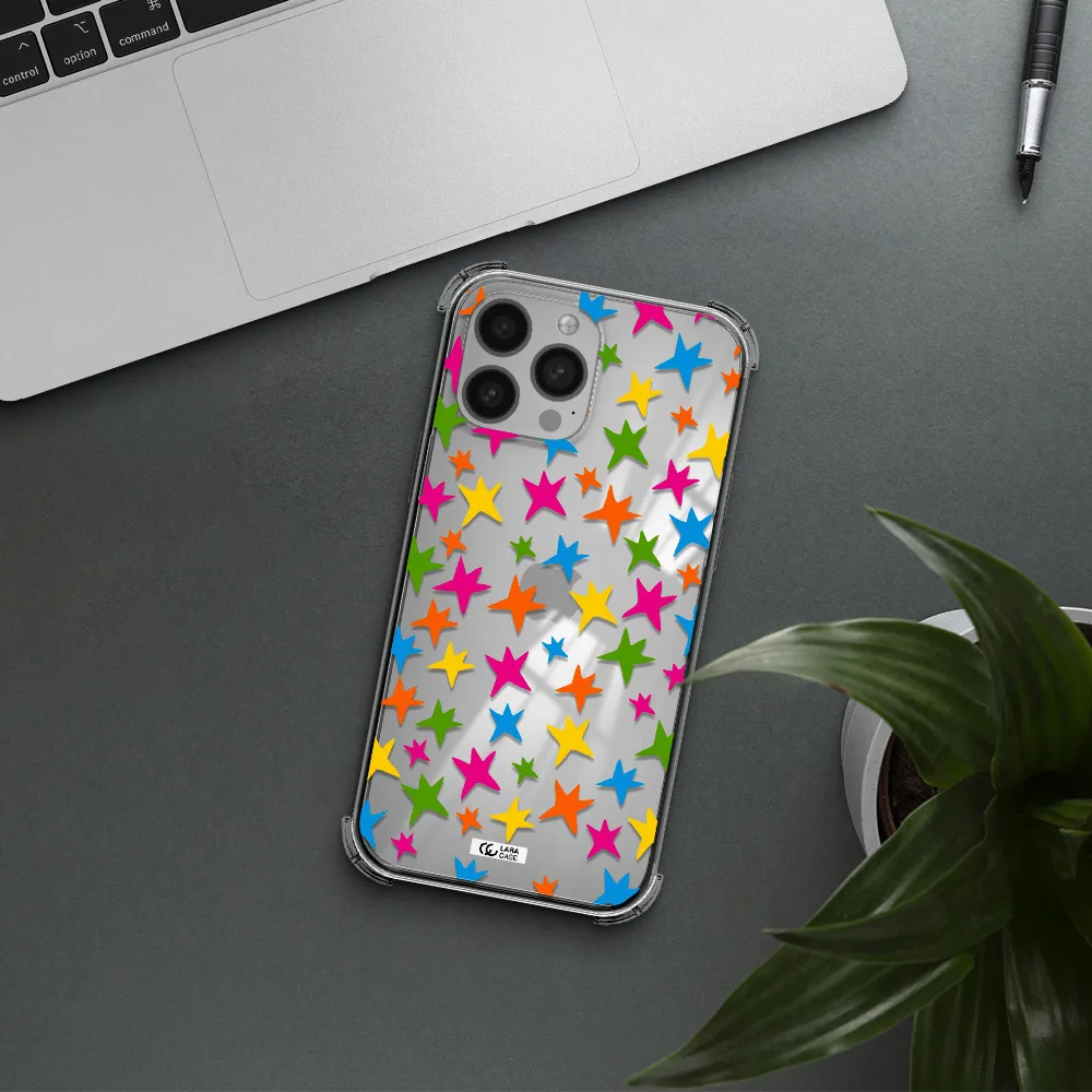 Colorful Stars Apple iPhone 13 Pro Clear PC Case