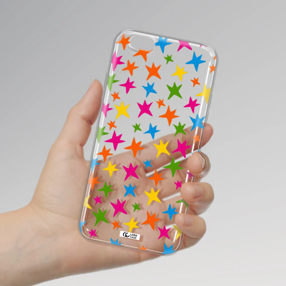 Colorful Stars Apple iPhone 6 plus Clear TPU Case