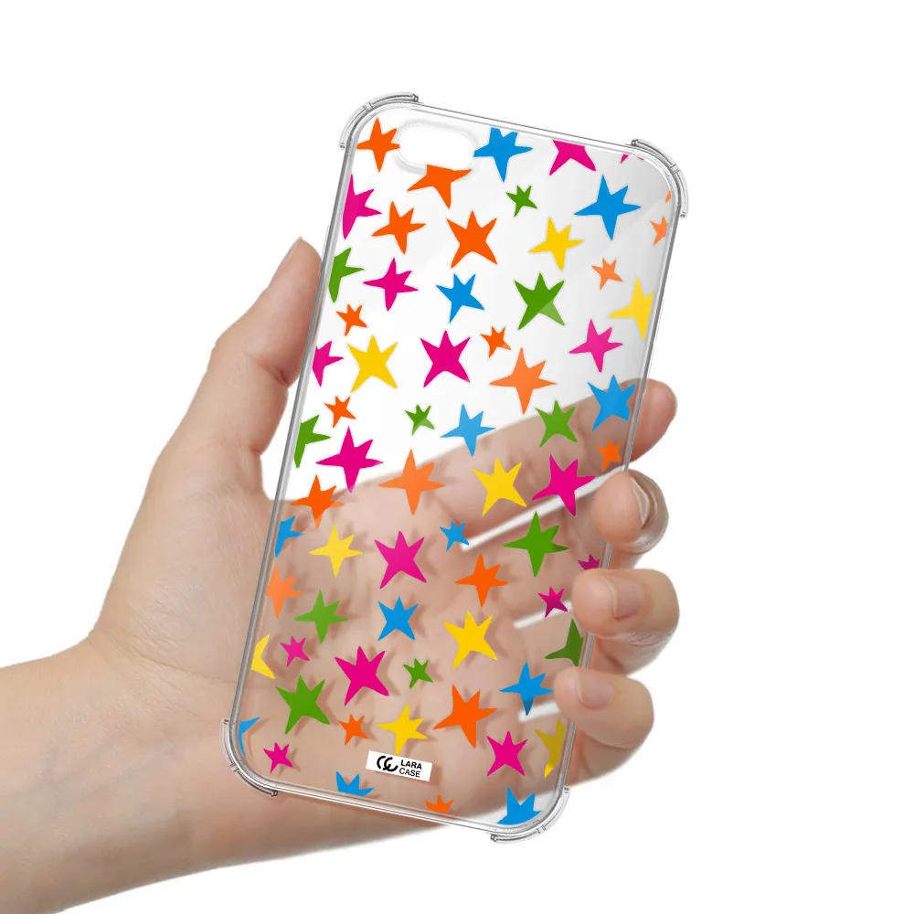Colorful Stars Apple iPhone 6 s plus Clear PC Case