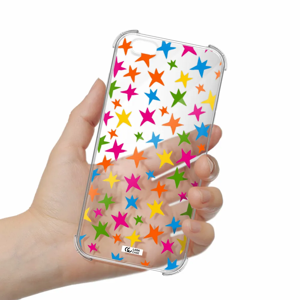 Colorful Stars Apple iPhone 6S Clear PC Case
