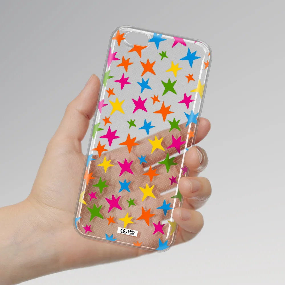 Colorful Stars Apple iPhone 6S Clear TPU Case