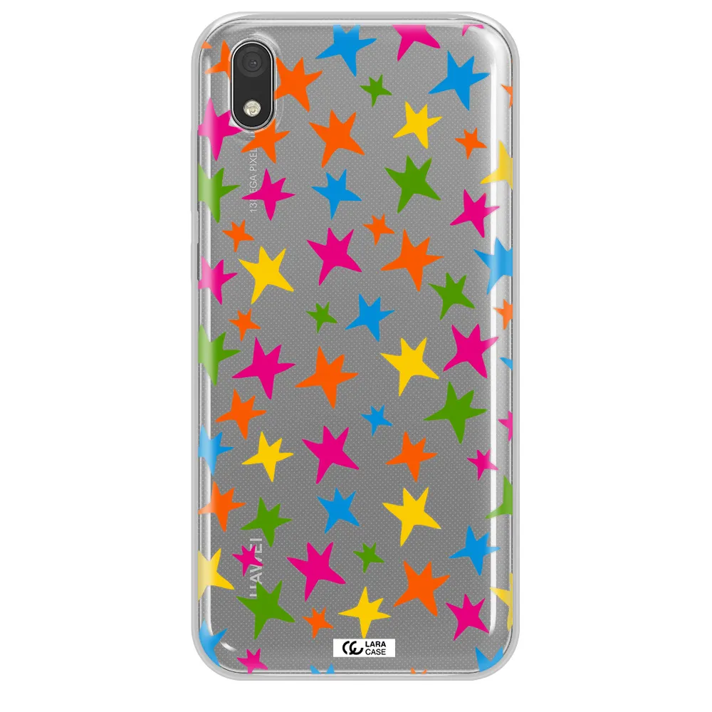 Colorful Stars Huawei Honor 8S Clear TPU Case