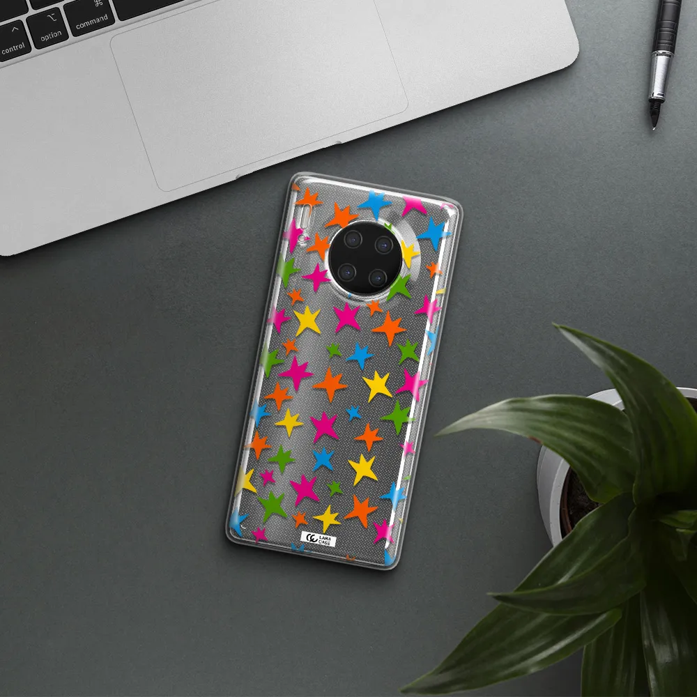 Colorful Stars Huawei Mate 30 Pro Clear TPU Case