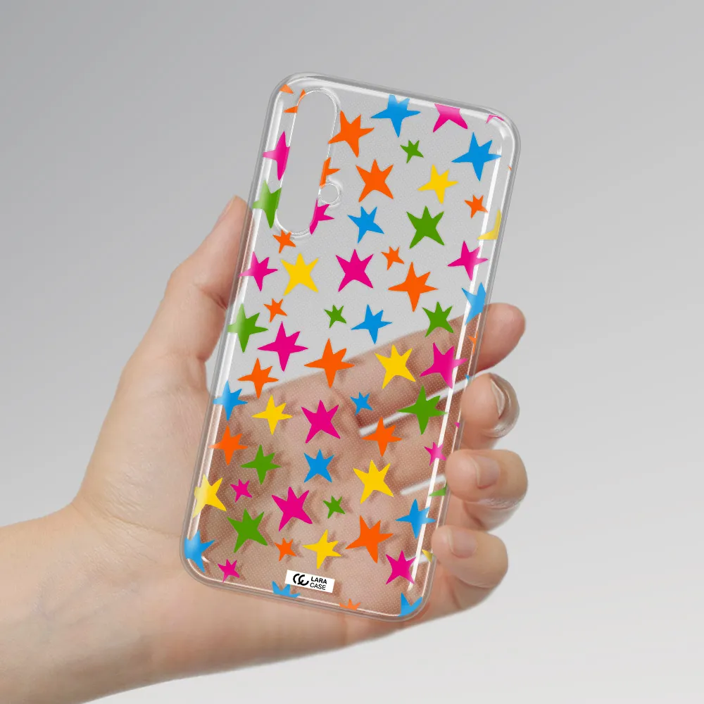 Colorful Stars Huawei Nova 5t Clear TPU Case
