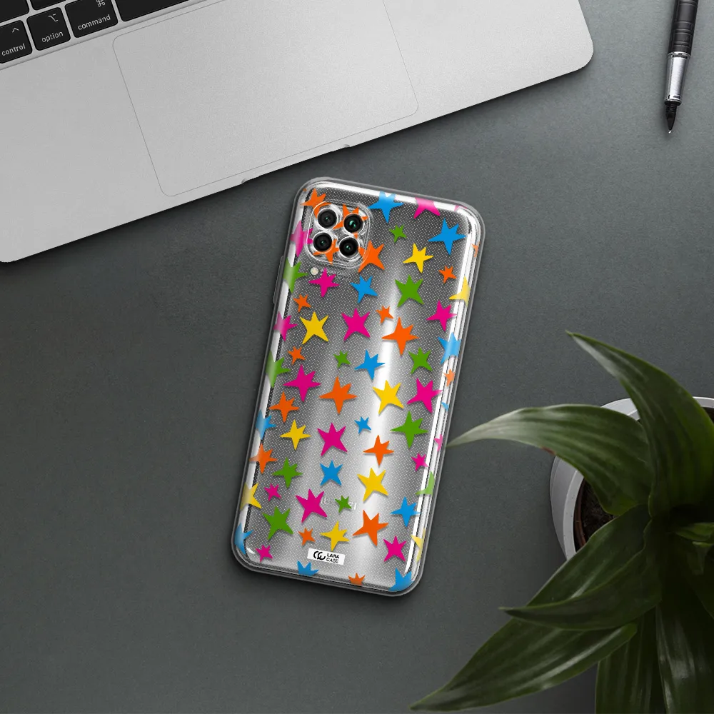 Colorful Stars Huawei Nova 7I Clear Tpu Case