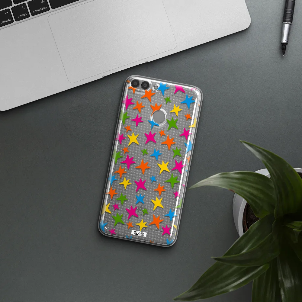 Colorful Stars Huawei P Smart 2017 Clear TPU Case