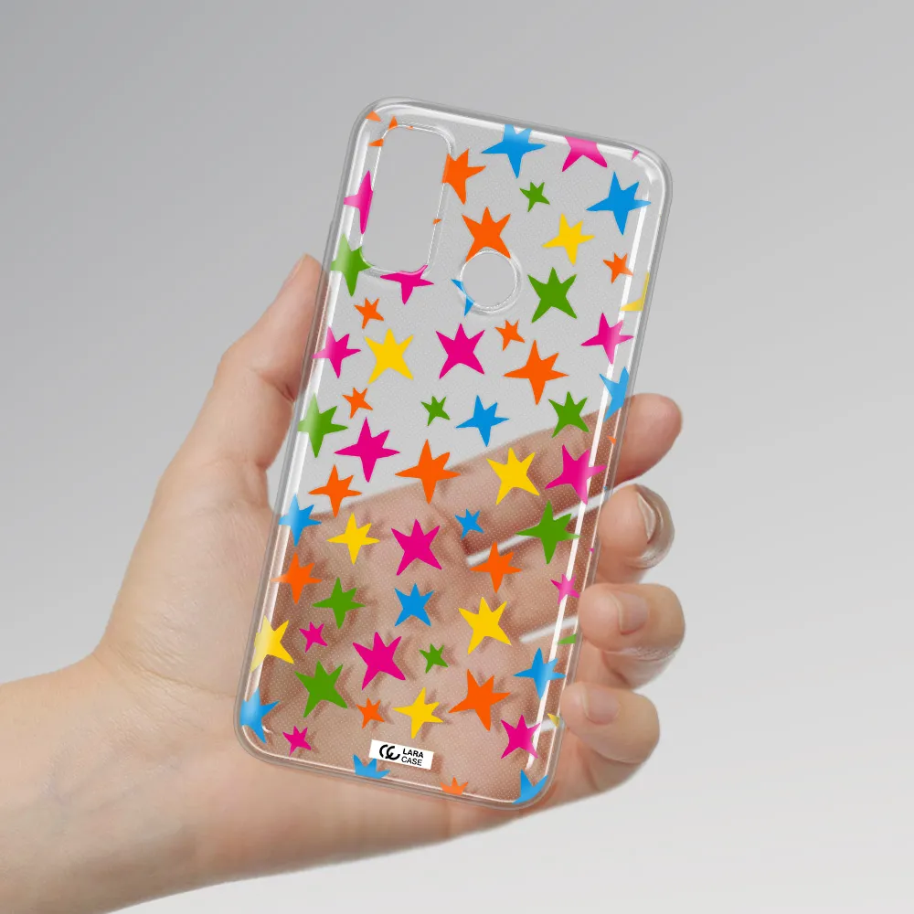 Colorful Stars Huawei P Smart 2020 Clear TPU Case