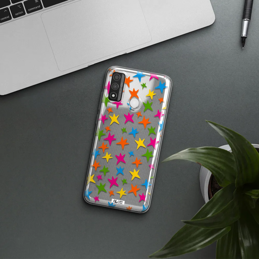 Colorful Stars Huawei P Smart 2020 Clear TPU Case