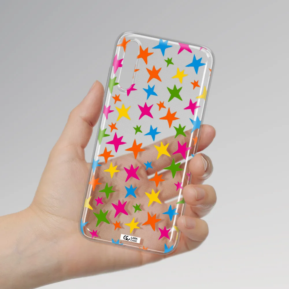 Colorful Stars Huawei P Smart S Clear TPU Case