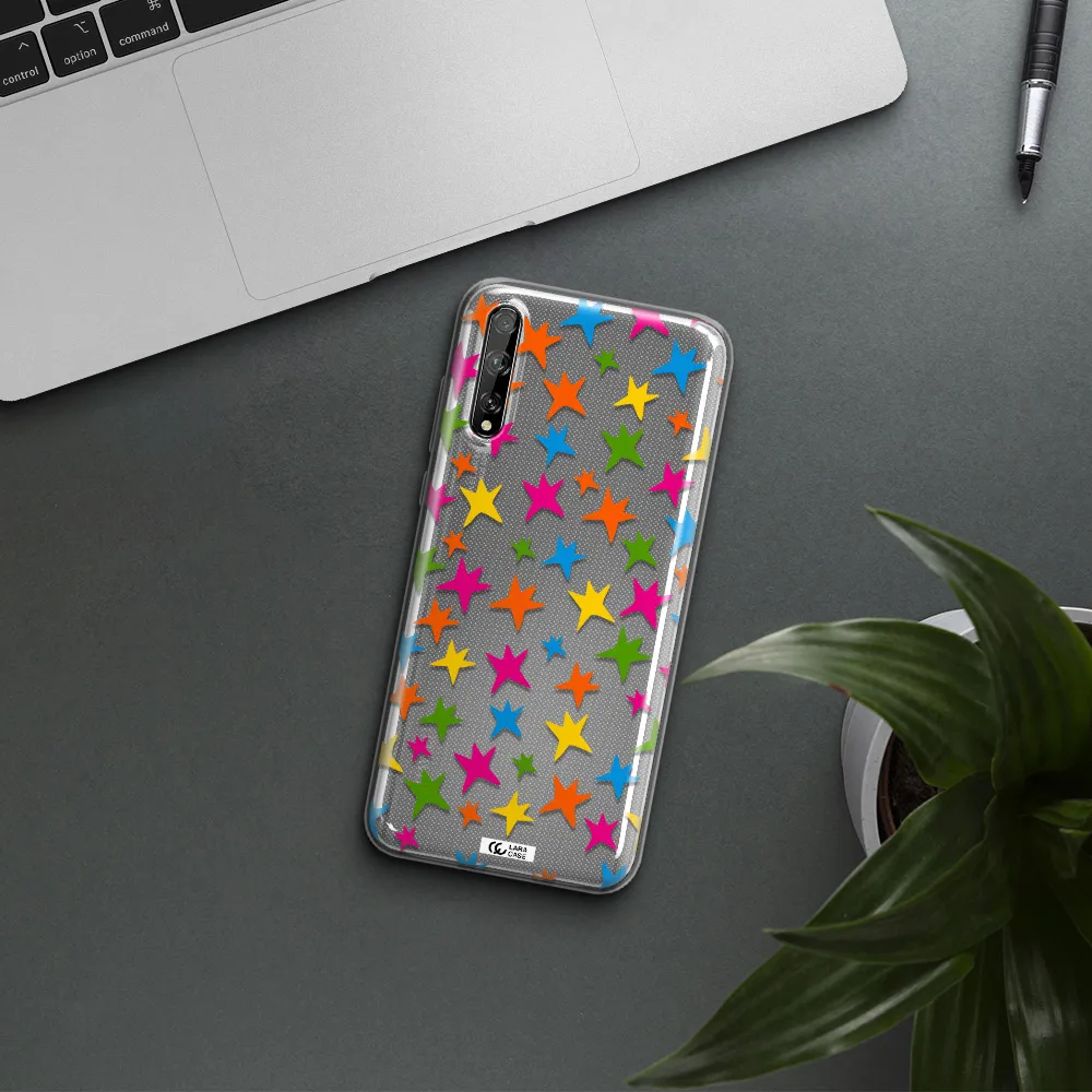 Colorful Stars Huawei P Smart S Clear TPU Case