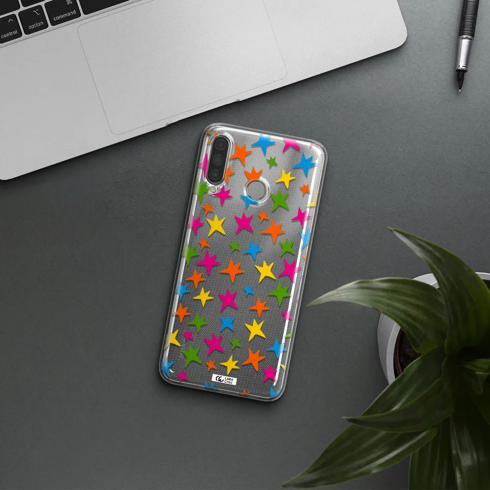 Colorful Stars Huawei P30 Lite Clear TPU Case