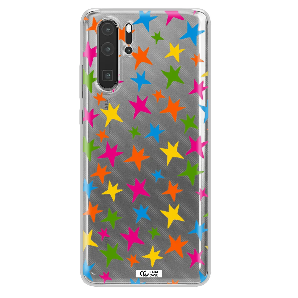 Colorful Stars Huawei P30 Pro Clear TPU Case