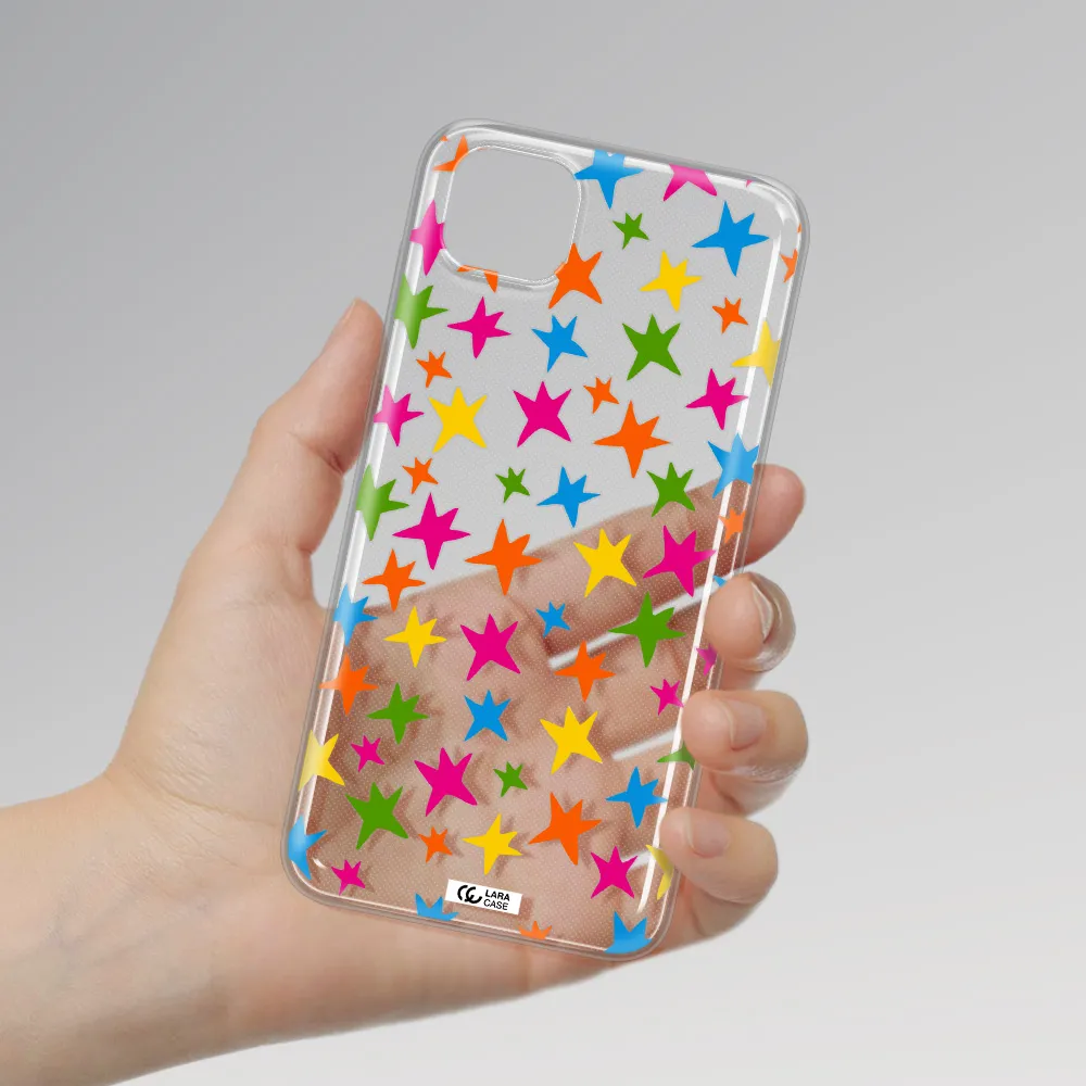Colorful Stars Huawei Y5P Clear TPU Case