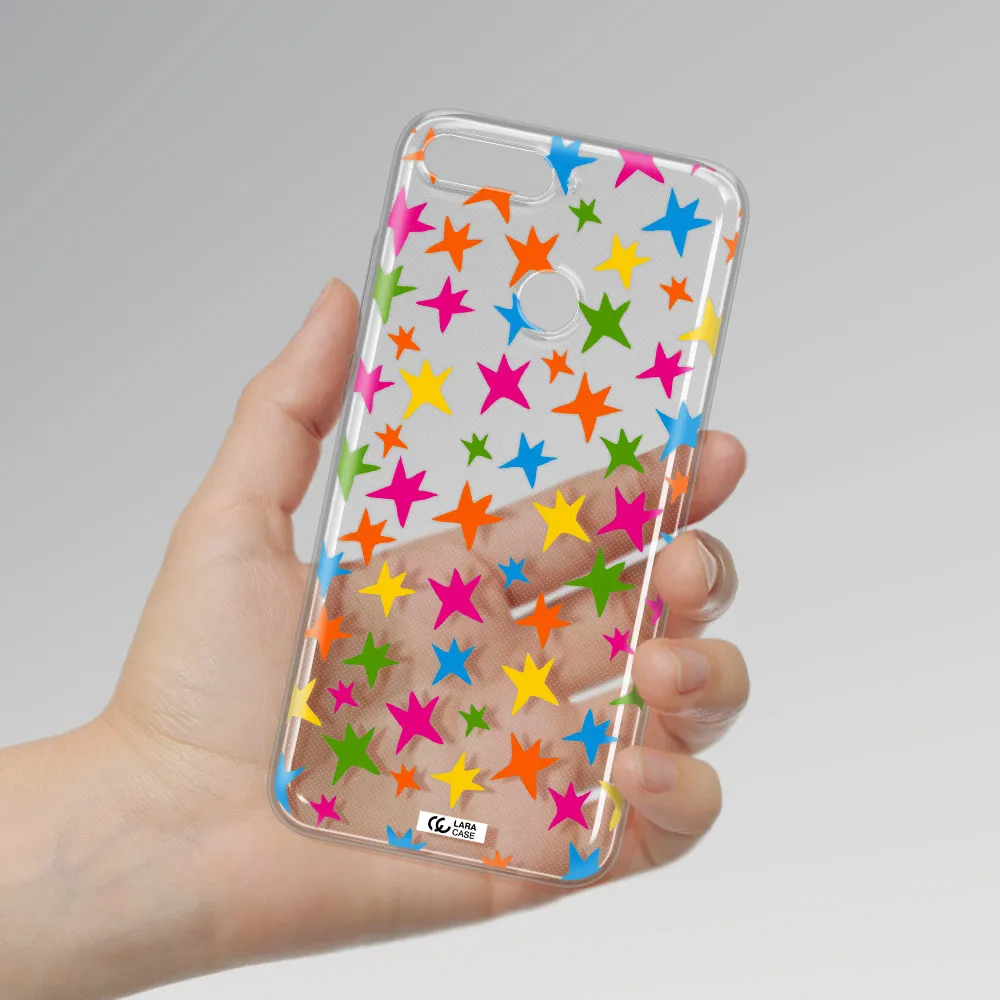 Colorful Stars Huawei Y6 Prime 2018 Clear TPU Case