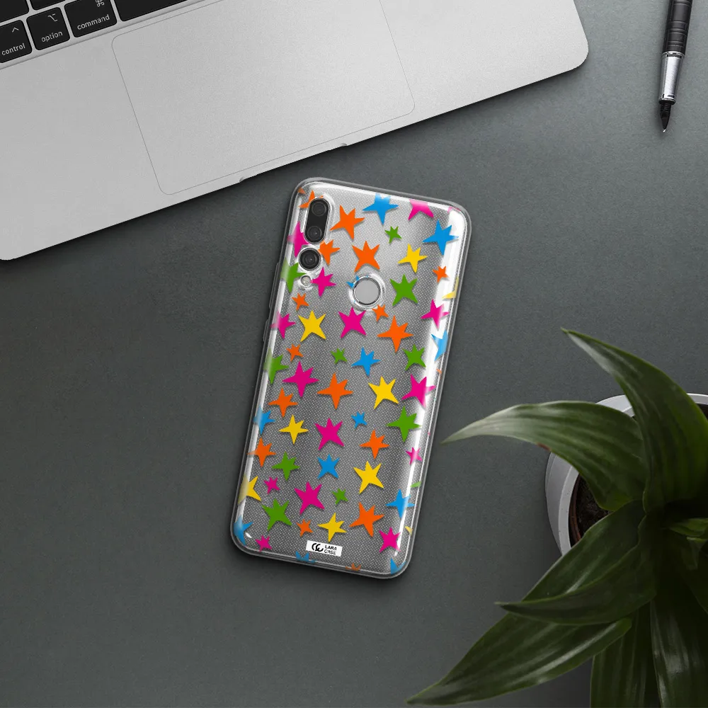 Colorful Stars Huawei Y9 Prime 2019 Clear TPU Case