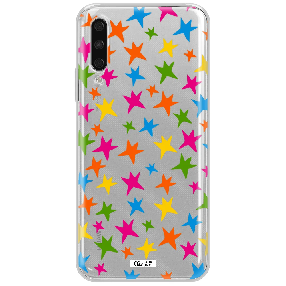 Colorful Stars Huawei Y9S Clear Tpu Case