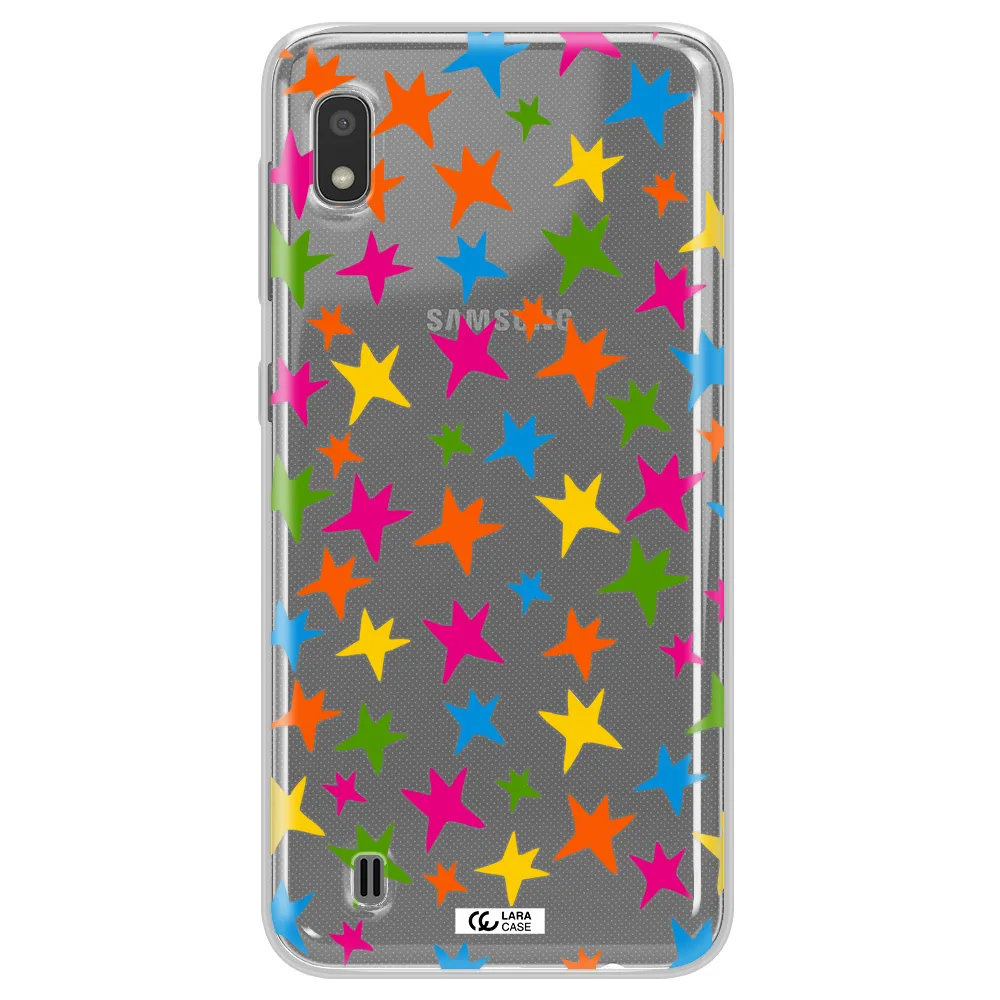 Colorful Stars Samsung A10 Clear TPU Case