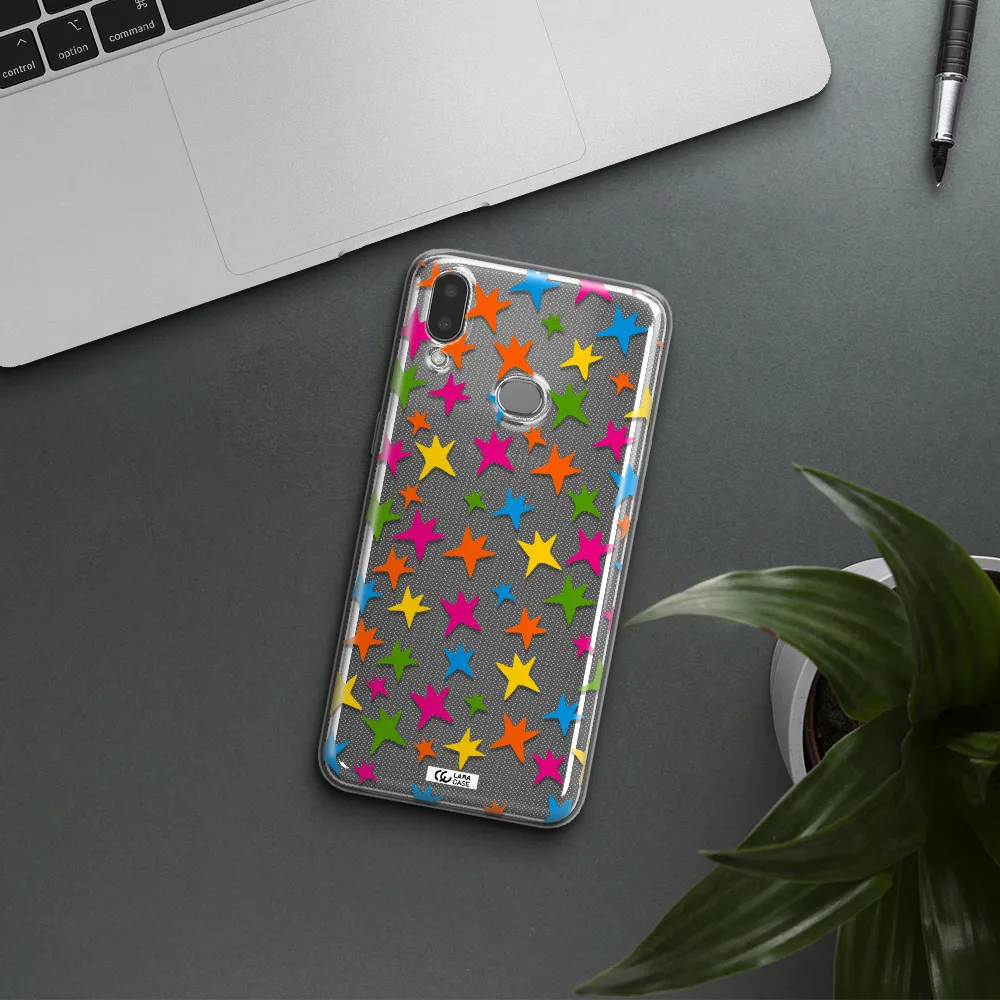 Colorful Stars Samsung A10S Clear TPU Case