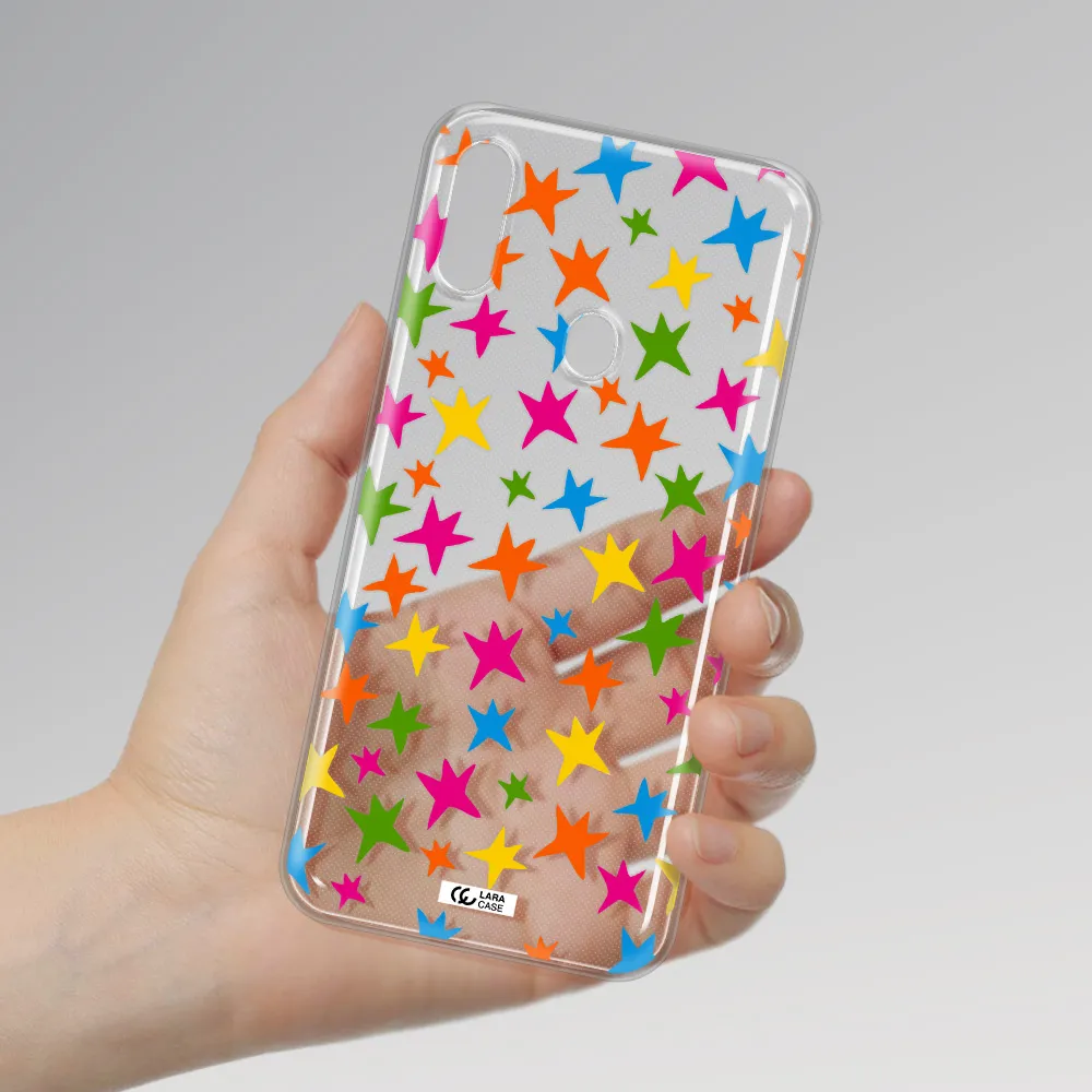 Colorful Stars Samsung A11 Clear TPU Case