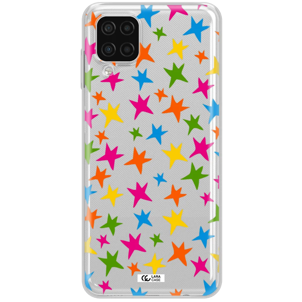 Colorful Stars Samsung A12 4g Clear TPU Case