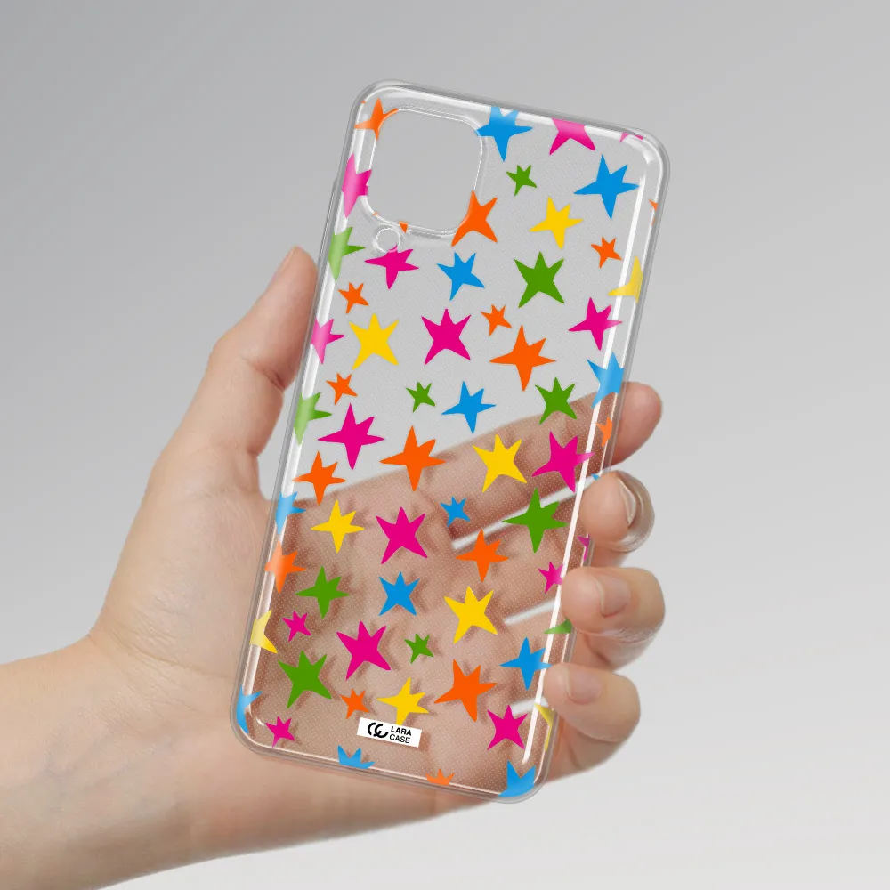 Colorful Stars Samsung A12 4g Clear TPU Case