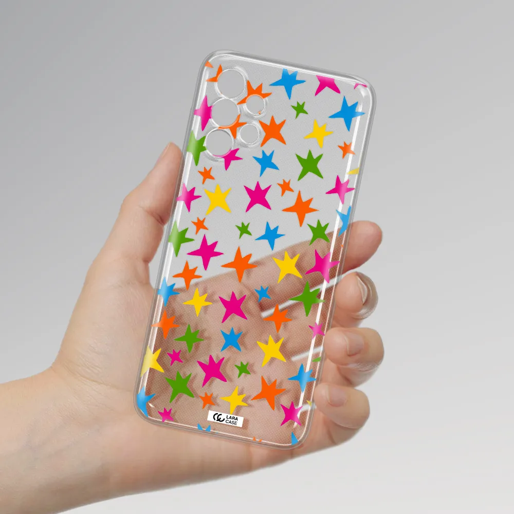 Colorful Stars Samsung A13 Clear TPU Case