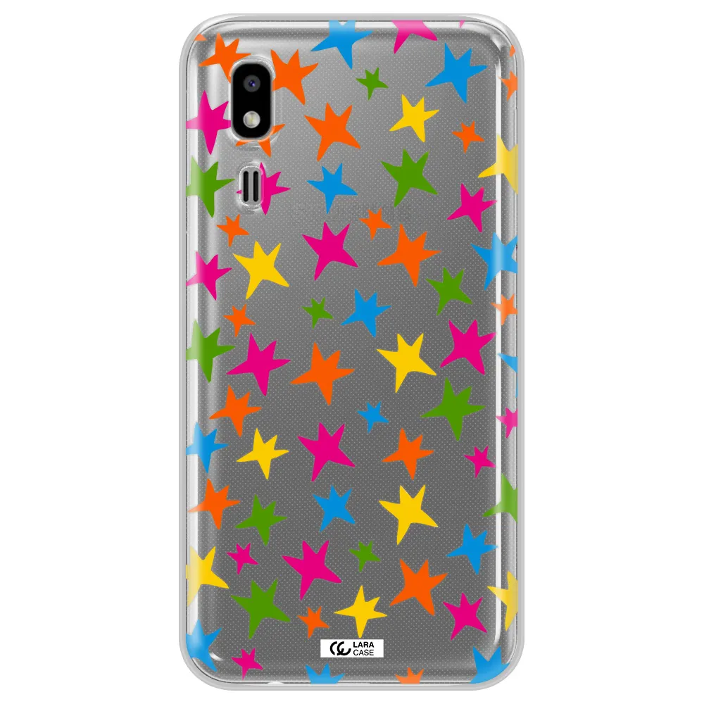 Colorful Stars Samsung A2 Core Clear TPU Case