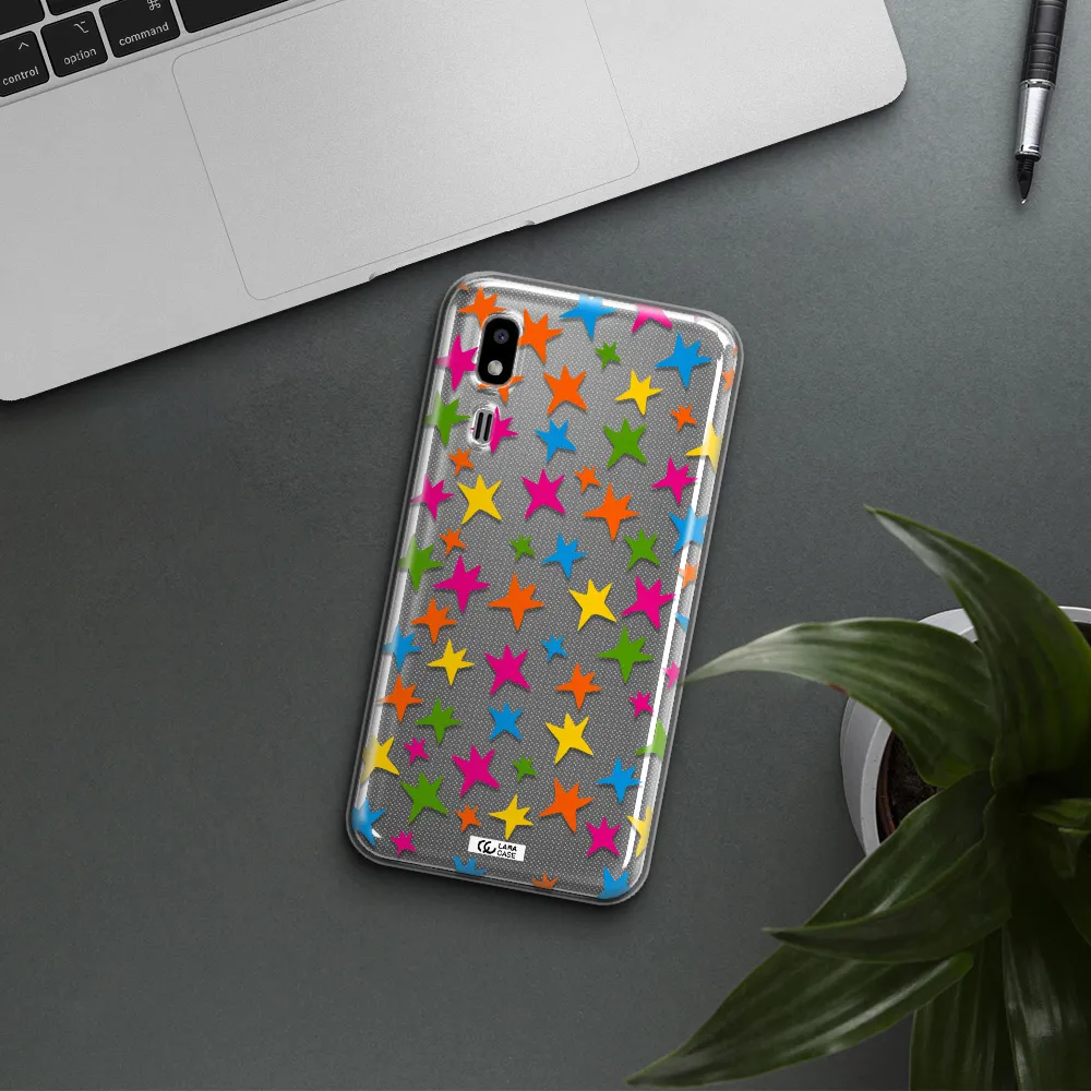 Colorful Stars Samsung A2 Core Clear TPU Case