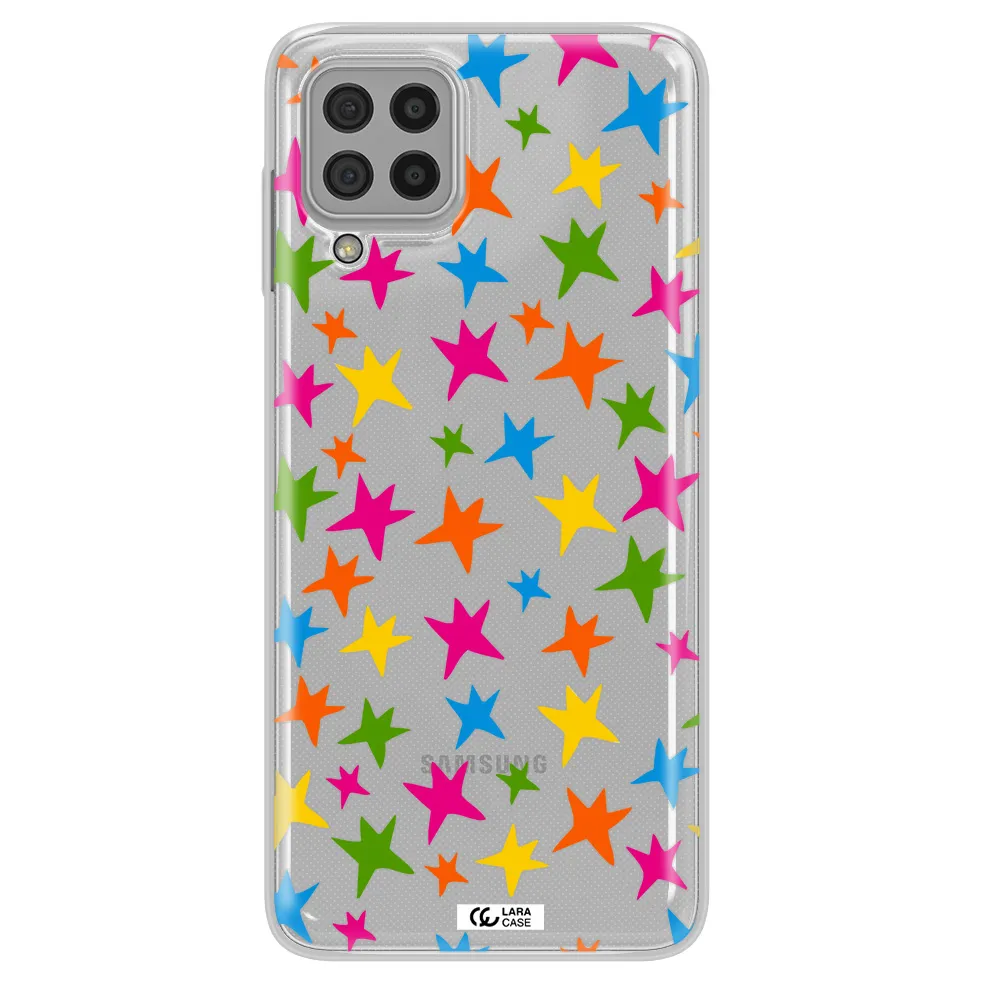 Colorful Stars Samsung A22 4g Clear TPU Case