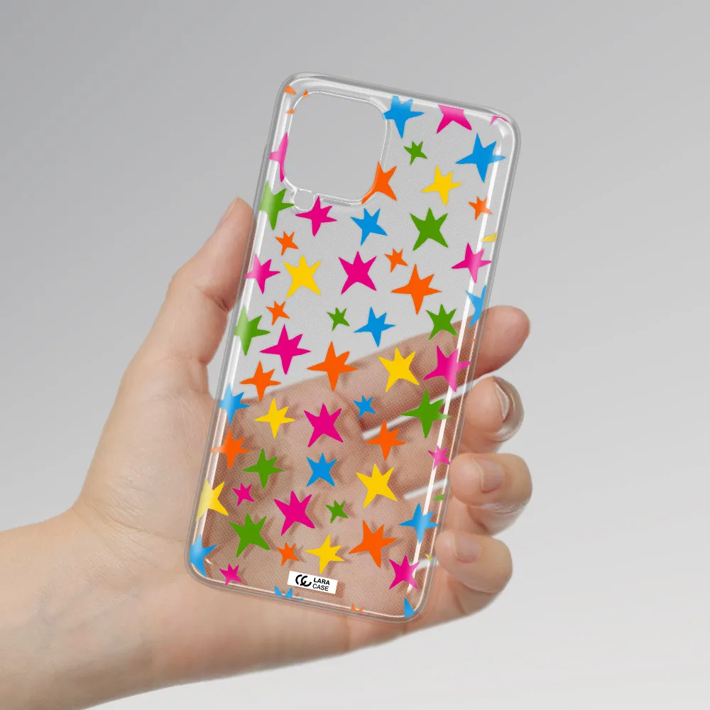 Colorful Stars Samsung A22 4g Clear TPU Case